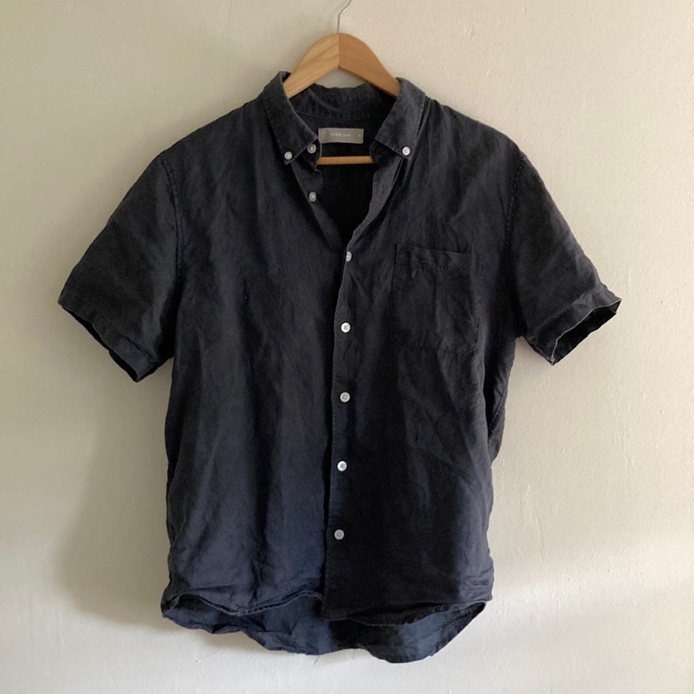 Mens Everlane short sleeve button up